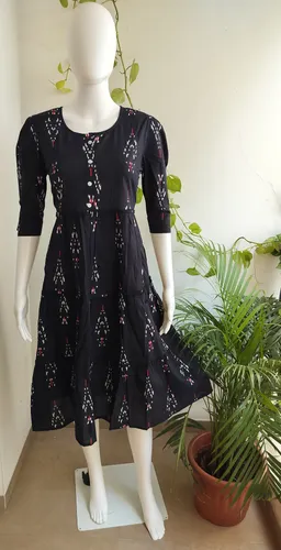 Cotton Layered Maxi - Black